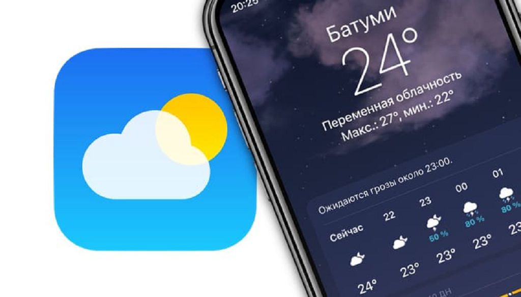 Приложение погода ios